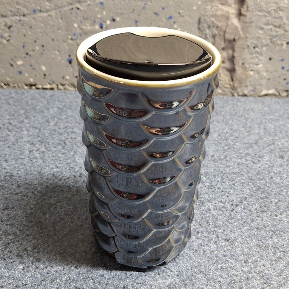 Starbucks 2017  Iridescent Siren Mermaid Scale Ceramic Tumbler, #11078269, NWT